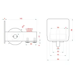 Nábehové koliesko KVN gate systems pre samnosnú bránu Nábehové koliesko KVN gate systems pre samnosnú bránu